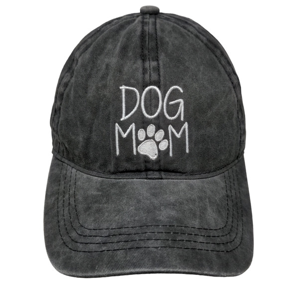 David & Young Women's Slideback Hat Gray OSFM Dog Mom Embroidered Logo - Picture 1 of 11